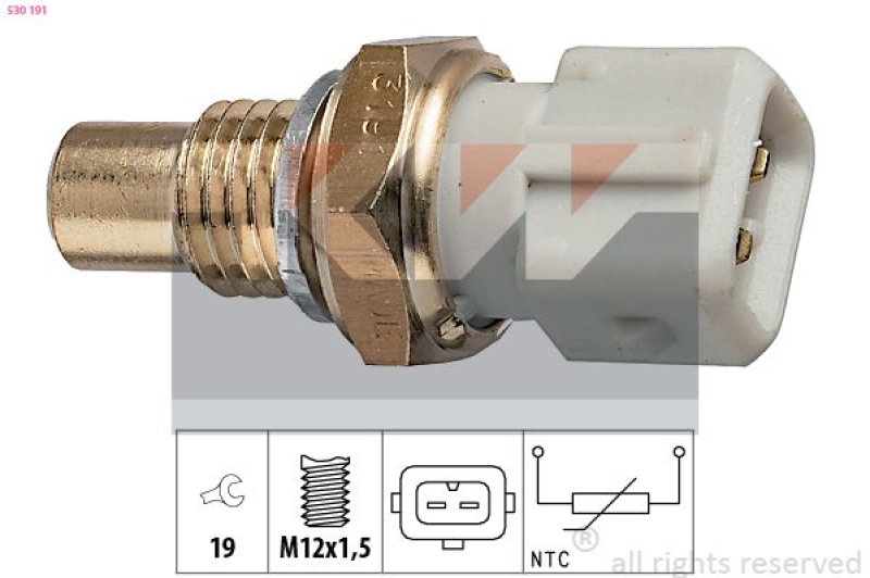 KW Sensor, Kühlmitteltemperatur Made in Italy - OE Equivalent