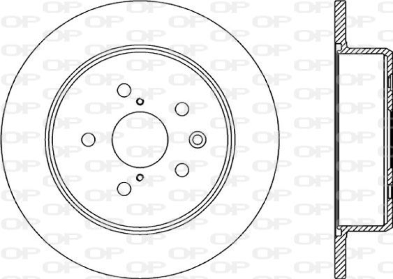 2x OPEN PARTS Bremsscheibe