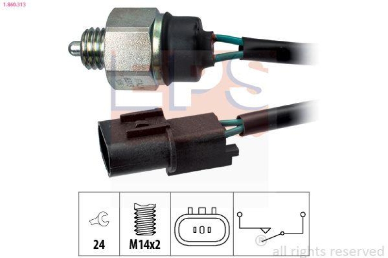 EPS Schalter, R&uuml;ckfahrleuchte Made in Italy - OE Equivalent