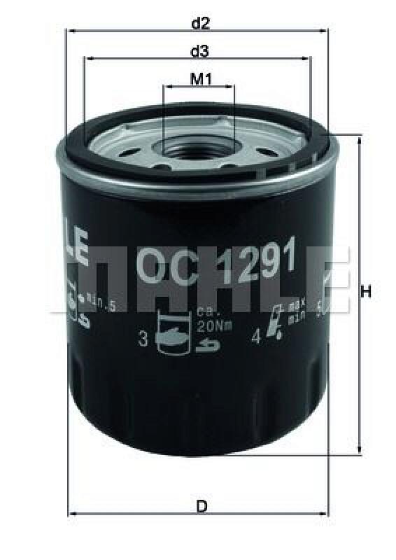 MAHLE Oil Filter