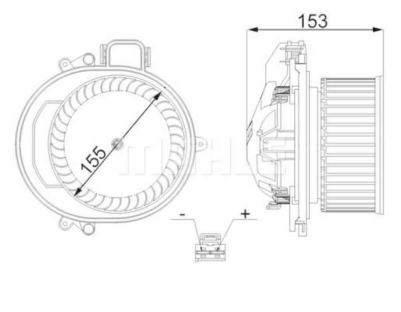 MAHLE Innenraumgebläse BEHR