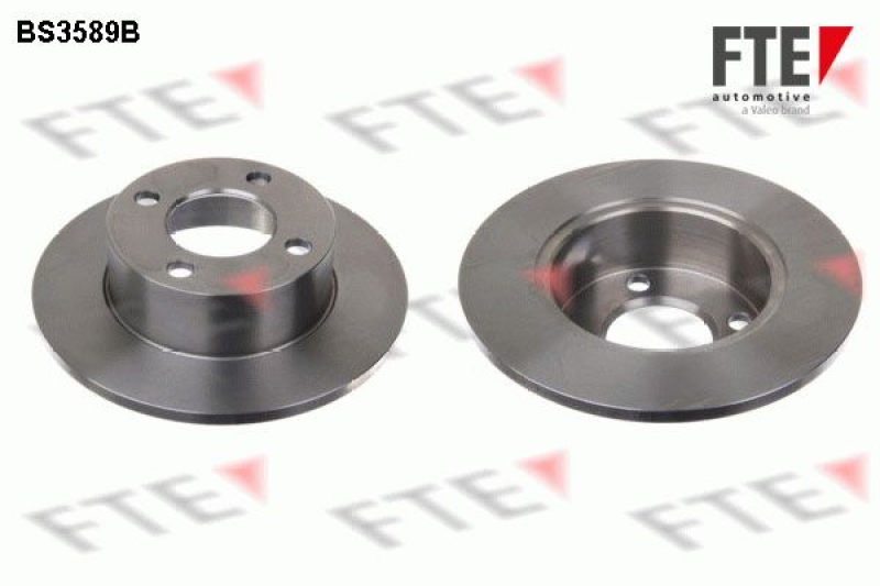 2x FTE Bremsscheibe COATED RANGE