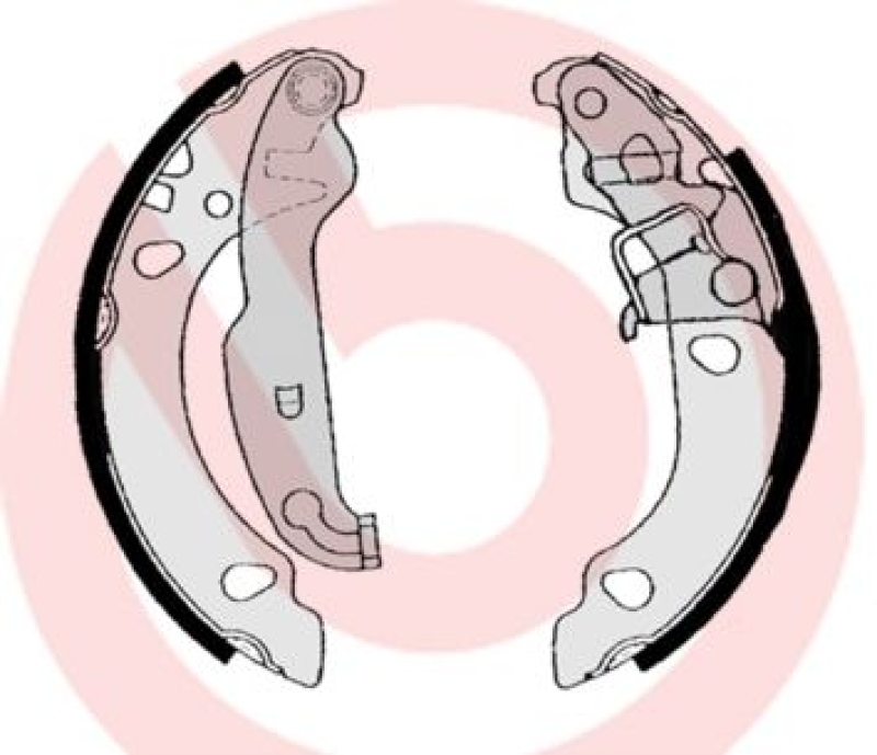 BREMBO Bremsbackensatz ESSENTIAL LINE