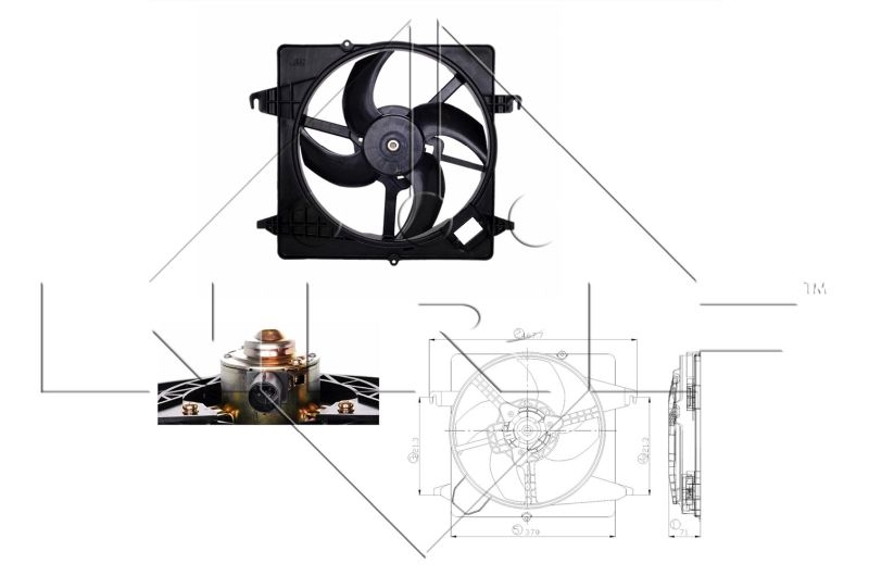 NRF Fan, engine cooling