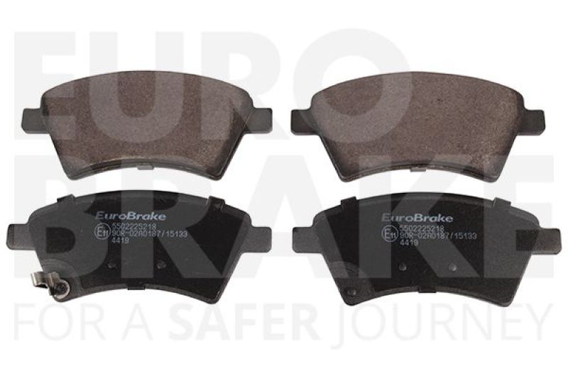 EUROBRAKE Brake Pad Set, disc brake