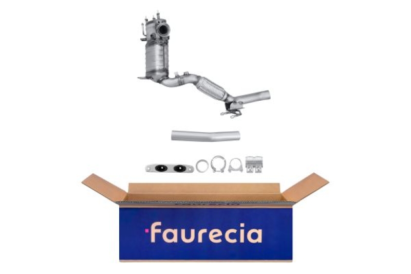 HELLA Ruß-/Partikelfilter, Abgasanlage Easy2Fit – PARTNERED with Faurecia