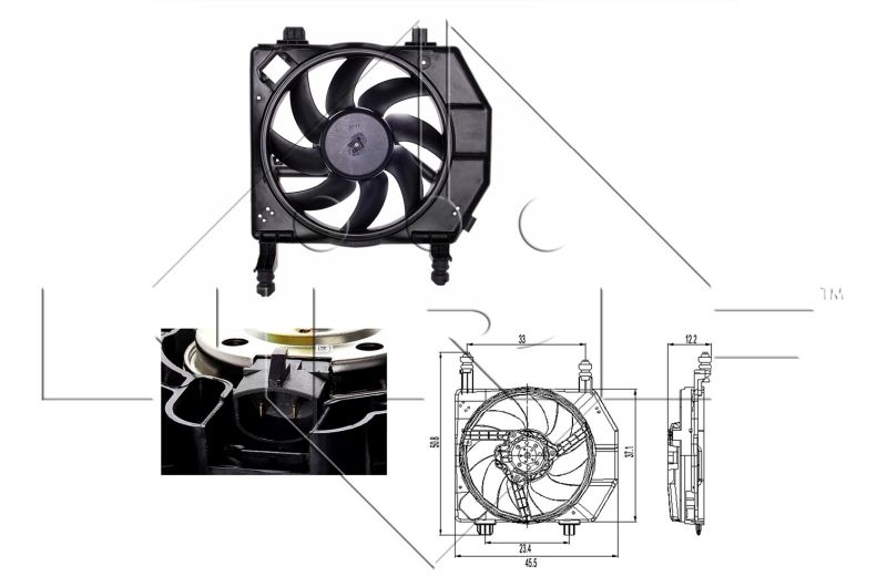 NRF Fan, engine cooling