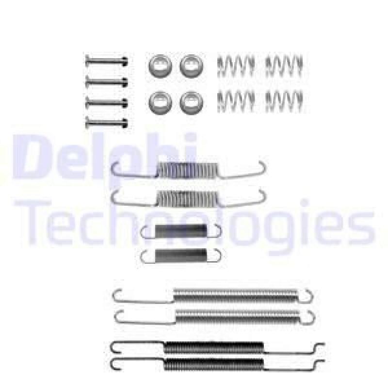 DELPHI Zubehörsatz Bremsbacken Trommelbremse Montagesatz