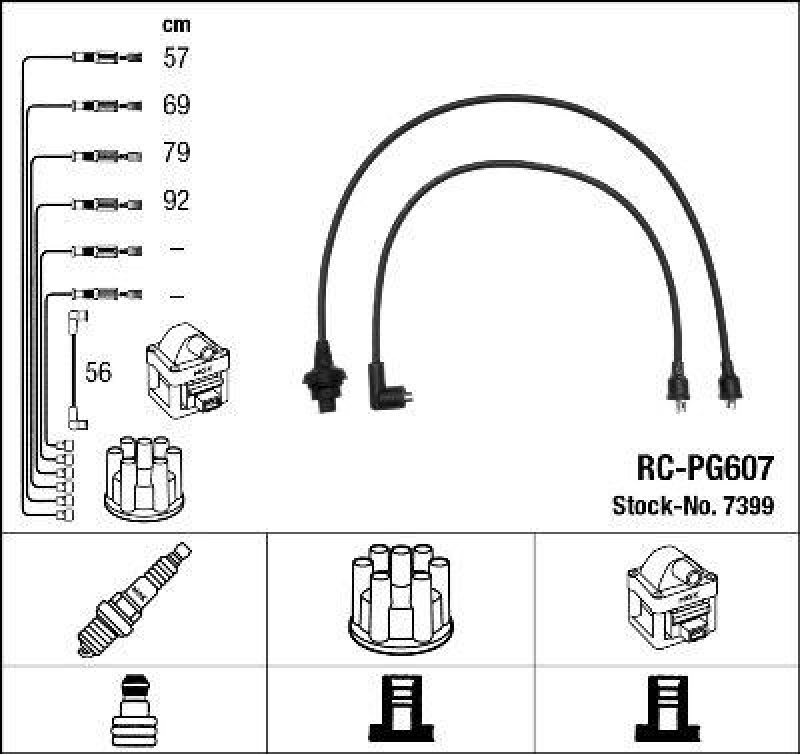 NGK Ignition Cable Kit