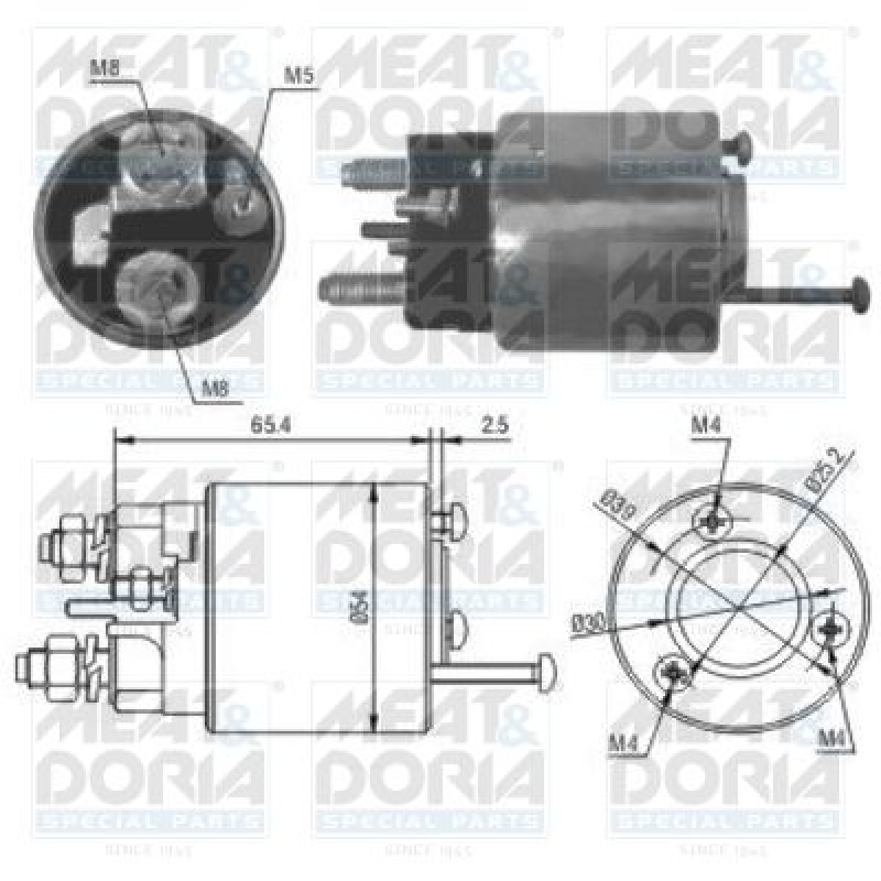 MEAT & DORIA Solenoid Switch, starter