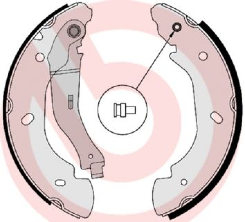 BREMBO Brake Shoe Set