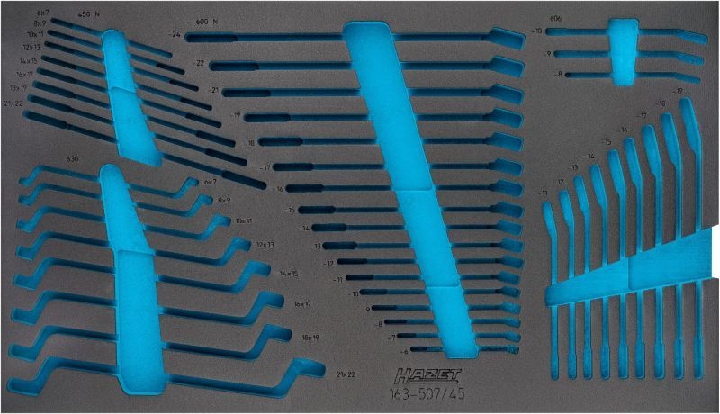 HAZET Foam Insert, assortment box