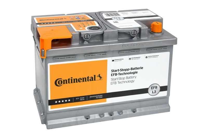 CONTINENTAL Starter Battery START-STOP-BATTERY EFB