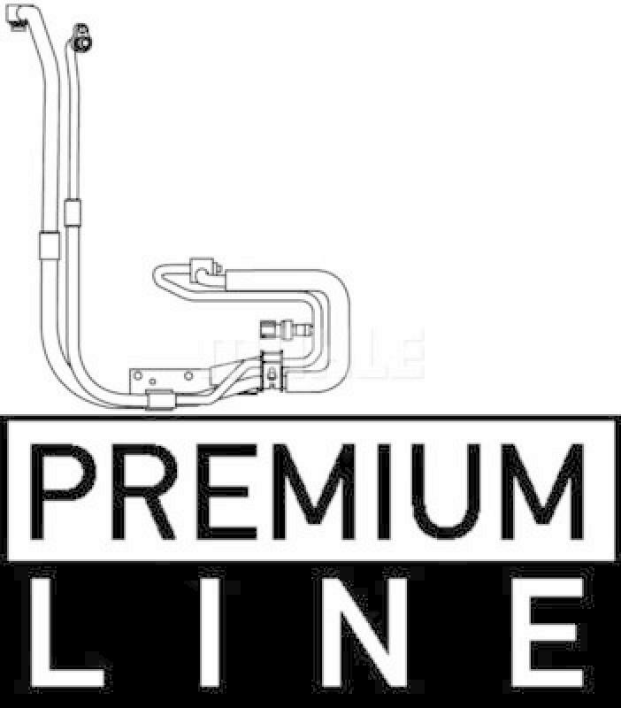 MAHLE High-/Low Pressure Line, air conditioning PREMIUM LINE