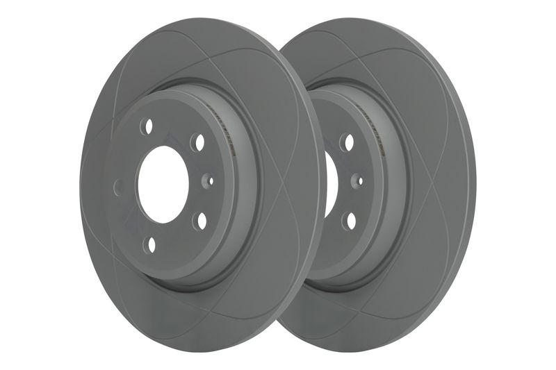 2x ATE Powerdisc Bremsscheiben Ø300mm + Beläge Hinten passend für Audi A4 Avant