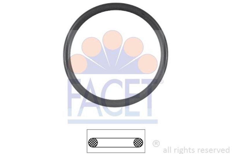 FACET Gasket, thermostat Made in Italy - OE Equivalent