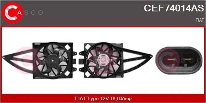 CASCO Electric Motor, radiator fan