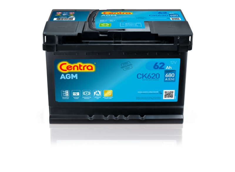CENTRA Starter Battery CENTRA AGM