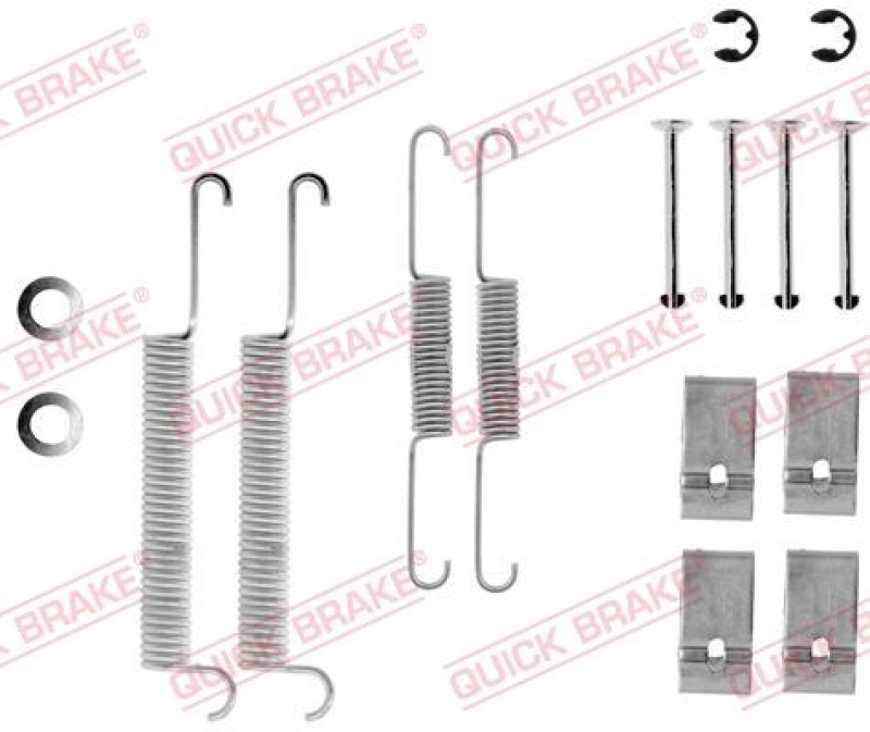 QUICK BRAKE Zubeh&ouml;rsatz Bremsbacken Trommelbremse Montagesatz