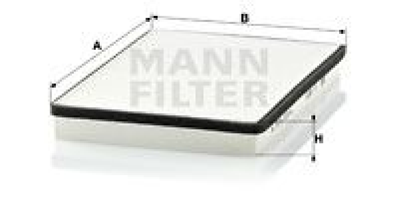 MANN-FILTER Filter, Innenraumluft