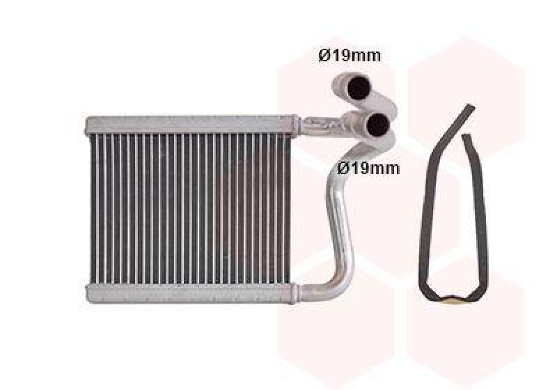 VAN WEZEL Heat Exchanger, interior heating *** IR PLUS ***