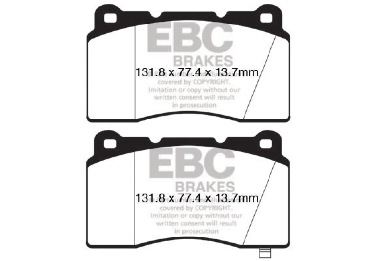 EBC Brakes Bremsbelagsatz, Scheibenbremse