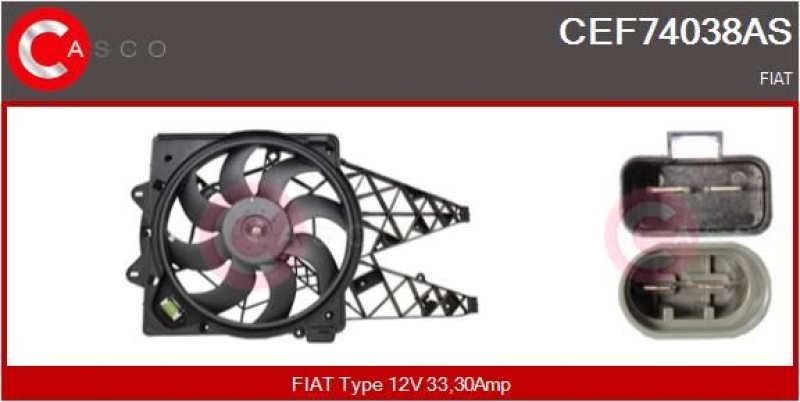 CASCO Electric Motor, radiator fan