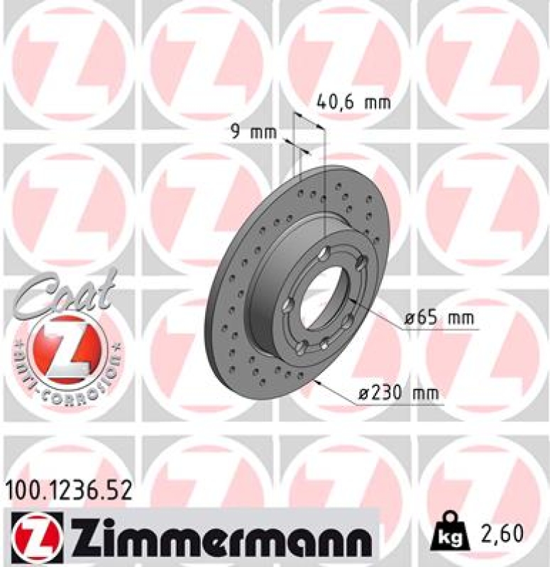 Zimmermann Sport Bremsscheiben + Zimmermann Bremsbeläge