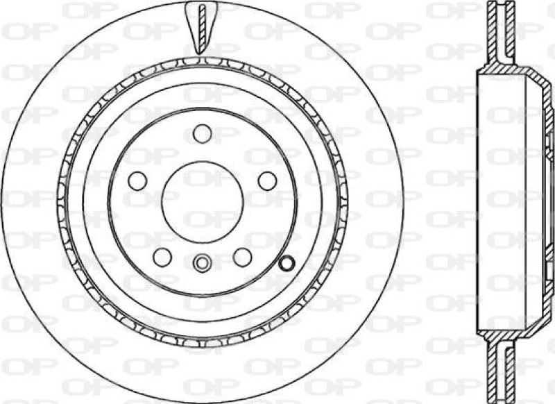 2x OPEN PARTS Bremsscheibe