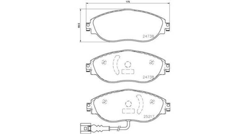 MAGNETI MARELLI Brake Pad Set, disc brake