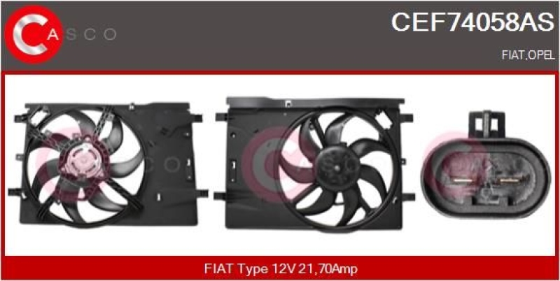 CASCO Electric Motor, radiator fan