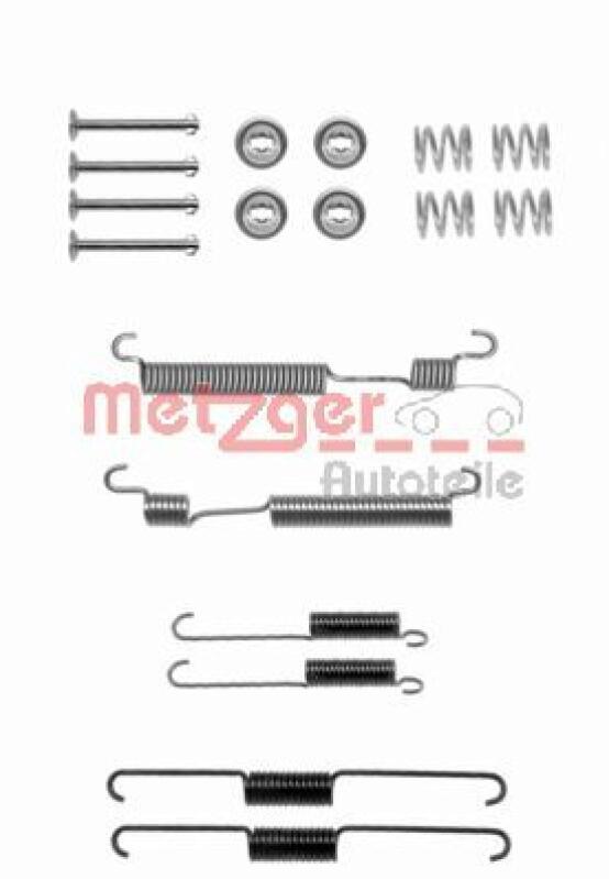 METZGER Zubeh&ouml;rsatz Bremsbacken Trommelbremse Montagesatz