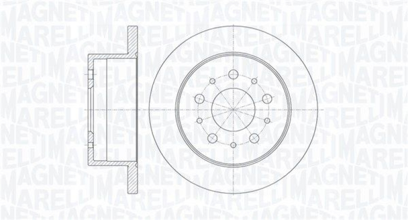 MAGNETI MARELLI Bremsscheibe
