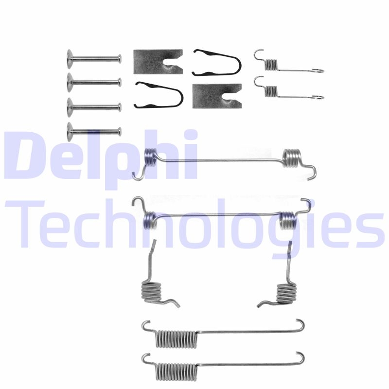 DELPHI Zubehörsatz Bremsbacken Trommelbremse Montagesatz