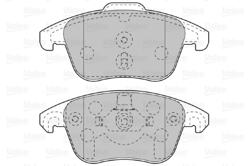 VALEO Brake Pad Set, disc brake