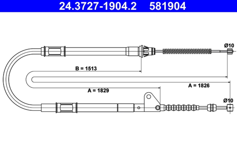 ATE Cable, parking brake