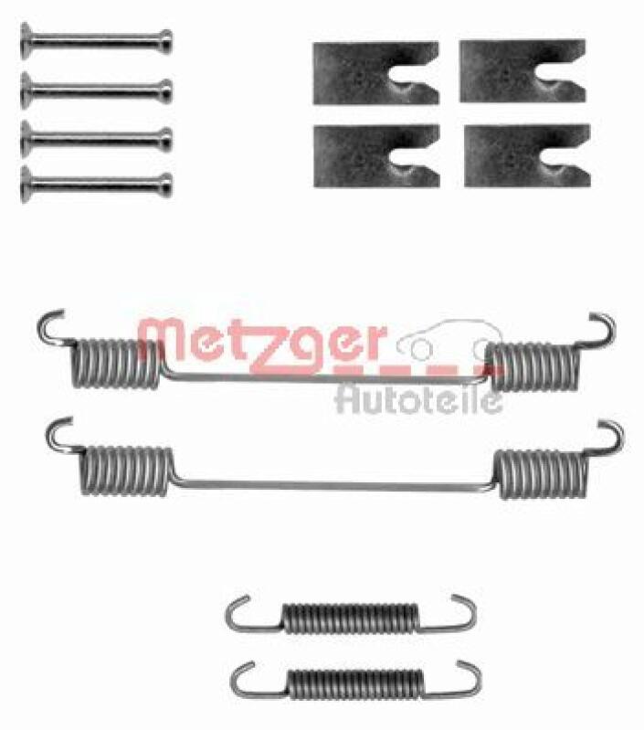 METZGER Zubehörsatz Bremsbacken Trommelbremse Montagesatz