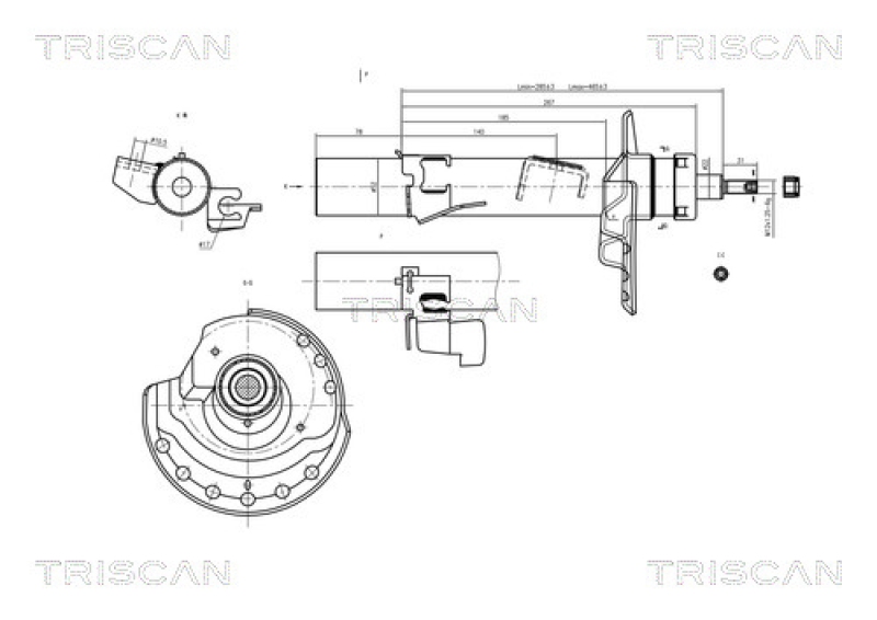 TRISCAN Shock Absorber