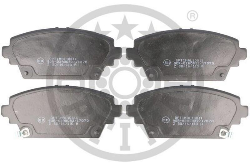 OPTIMAL Brake Pad Set, disc brake