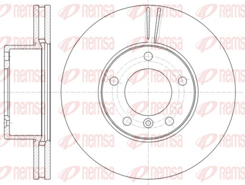 2x REMSA Brake Disc