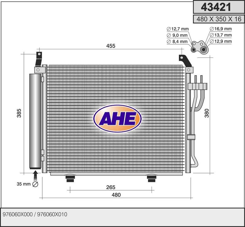 AHE Condenser, air conditioning