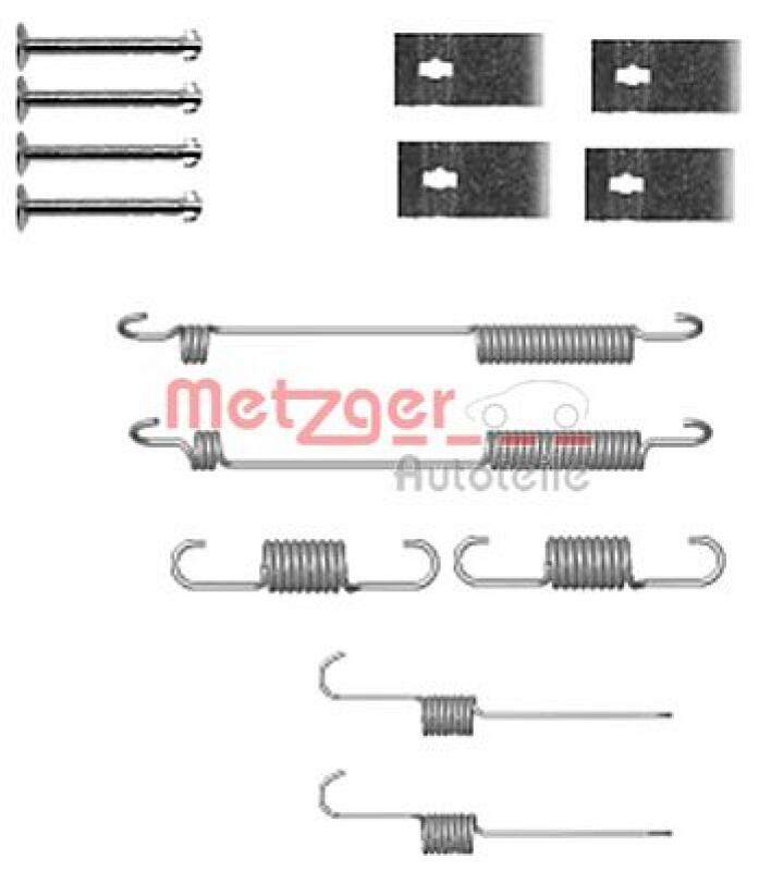 METZGER Accessory Kit, brake shoes