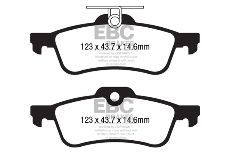 EBC Brakes Bremsbelagsatz, Scheibenbremse