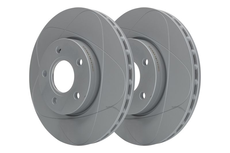 2x ATE Powerdisc Bremsscheiben Ø278mm + Beläge vorne passend für Ford Fokus 3