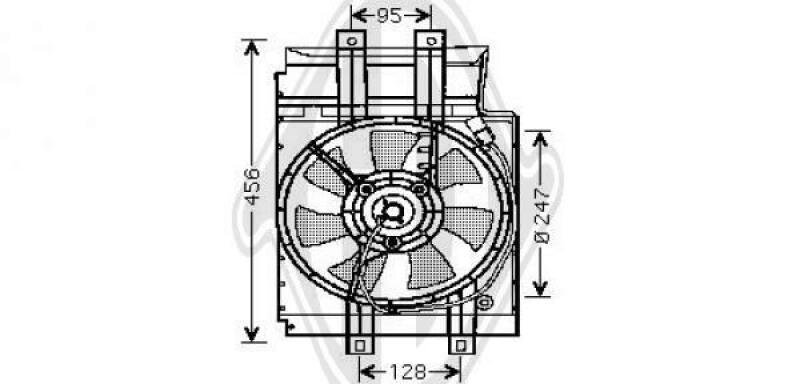 DIEDERICHS Fan, A/C condenser DIEDERICHS Climate