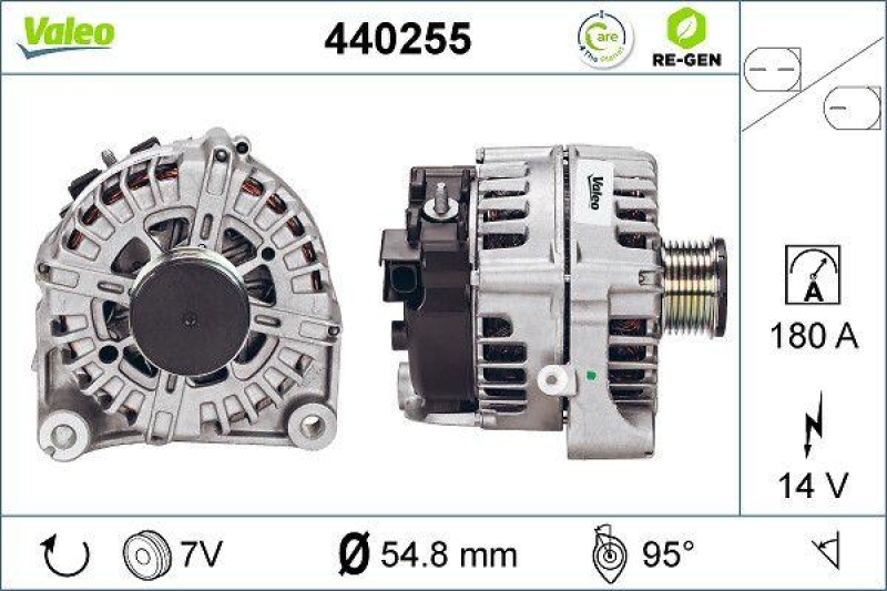 VALEO Alternator REMANUFACTURED PREMIUM