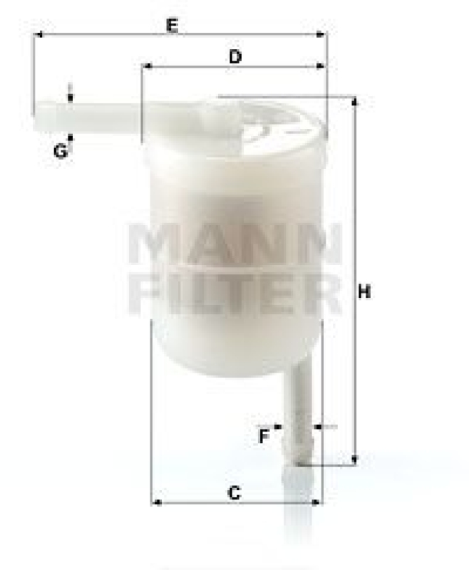 MANN-FILTER Kraftstofffilter