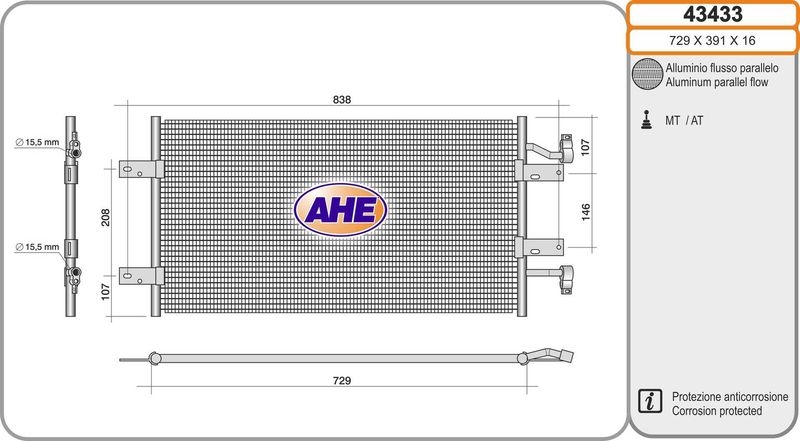 AHE Condenser, air conditioning