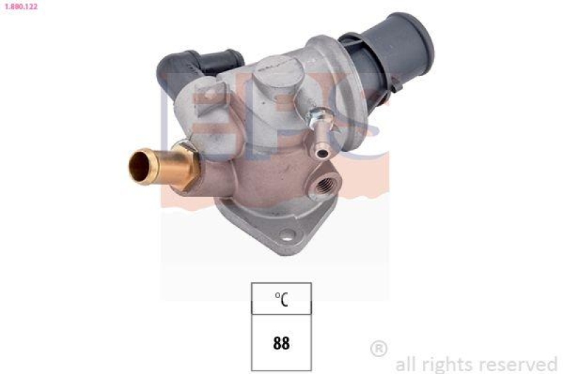 EPS Thermostat f&uuml;r K&uuml;hlmittel / K&uuml;hlerthermostat Made in Italy - OE Equivalent