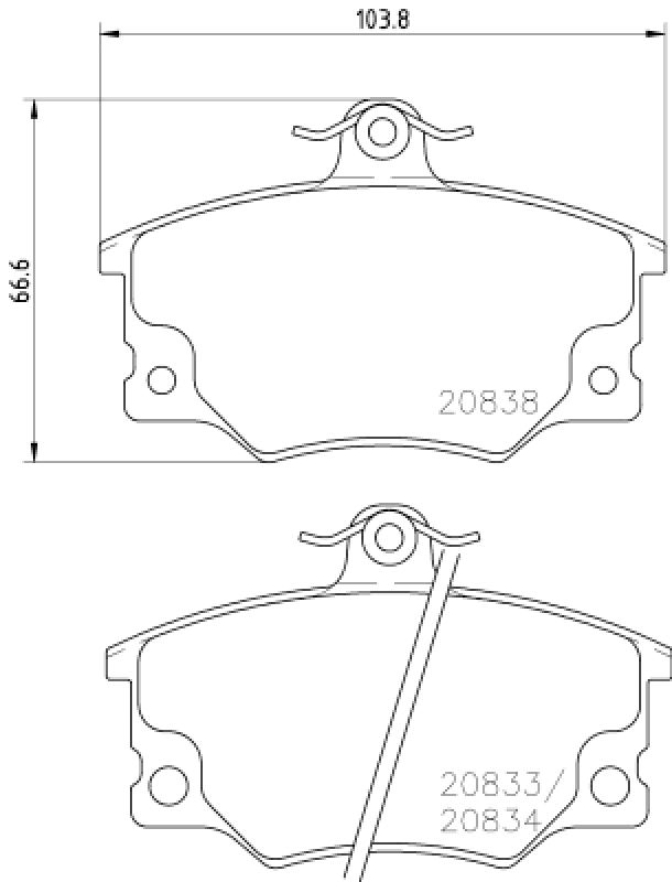 HELLA Brake Pad Set, disc brake